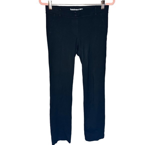Betabrand Pants - Betabrand Straight Leg Black Classic Dress Pant Yoga Pants W0076-BK Size S Long